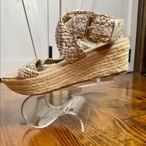 Jessica Simpson Leila Espadrille Wedge Ankle-Cuff Sandal